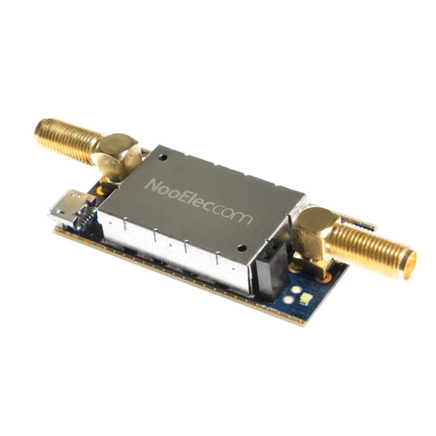 Barebones GOES LNA and SAW Filter Module for NOAA Weather Satellites, Dual Ultra Low Noise Amplifiers Centered at 1688 MHz