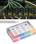 Top Notch Heat Shrink Tubing Kit With 530 Pieces Covering Every Size Needed For Electrical Insulation Wire Wrap Sleeves Perfect For Solder Joint Filament Repair And Secure Wire Connections Built From Durable Polyolefin That Swells Two To One Ratio To, clear storage box with assorted colored tubes