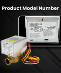 Replacement Motorized Zone Valve For Heating Systems With 3/4 Sweat Connection, model V8043E1012 shown with wiring