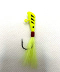 Assorted Darts Fishing Lures Kit With 1/4 Oz Bucktail Jigs, 25 Pack in 5 Colors, Bright Painted Lures With Realistic, Lifelike Swim Action