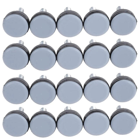 PTFE Furniture Glide Set With M6 Thread Levelers For Tables And Chairs And Cabinets No Snag Anti Slip Sliders 20 Pack