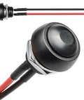 12mm Pre-Wired Mounting Hole On Off Mini Round Waterproof Momentary Push Button Switch JF-33B Pack Of Two for electronics
