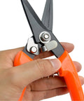 Person holding All Purpose Hoof Trimming Tools For Goats Sheep Lamb Alpaca And Pig Hooves Carbon Steel Blades Pro Grade Nail Clippers