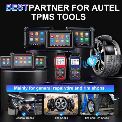4 Pack TPMS Sensor MX Sensor 2 In 1 Dual Frequency 315MHz 433MHz Press In OE Level Programmable Tire Pressure Sensor With Rubber Valve Stem For TS508 TS408 TS608 MS906PRO TS