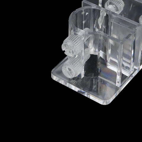 Clear Acrylic Aquarium Hose Clips 2 Pack Soft Tube Fixture Holder Clamps For Tubing And Pump Hoses Easy Mount No Fuss Fixation