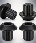 16 Piece Stove Grate Rubber Feet Set 5304475129 Replacement for Gas Ranges, Cushioned Silicone Bumpers on metal surface
