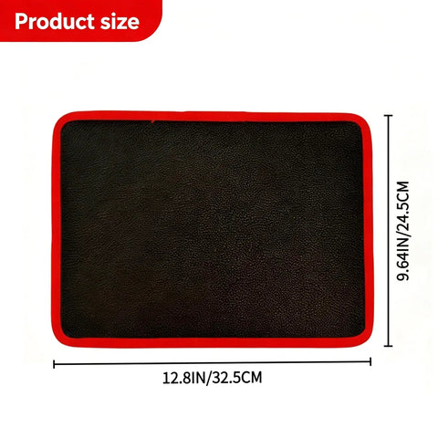 Flexible Magnetic Tool Mat Set For Mechanics And Garage Pros Non Slip Magnetic Tray Holds Screws Nuts Bolts And Small Metal Parts Large 12.8 By 9.64 Inches Heavy Duty Mats For Car Repair And DIY Projects, product size 12.8 x 9.64 in
