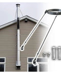 Heavy Duty Top Rating Universal Flue Support Bracket Adjustable 3 To 10 Inches with dual support arms for chimney pipe installation.