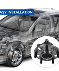 512256 Rear Wheel Bearing Hub Assembly for Acura CSX 2006 2010 and Honda Civic Ex Si 2006 2011 shown with vehicle installation diagram
