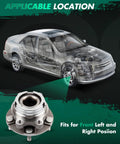 Wheel Hub Bearing Assembly With ABS For Nissan Altima Maxima Murano Pathfinder Quest JX35 And Infiniti QX60 2007 To 2019 5 Bolt
