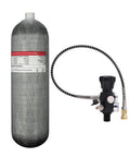 4500 Psi Carbon Fiber Paintball HPA Air Tank 4.7L With PCP Filling Regulator Valve For PCP Air Rifle And Scuba Gear M18x1.5 Thread