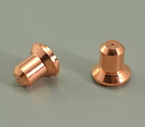 Extended Nozzle And Electrode Set For PowerMax 350 380 Plasma Cutters 25 Amp Replacement 20 Pack Includes 10 Nozzles 120504 And 10 Electrodes 020382