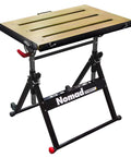 Worksite Ready Welding Table Pro Grade With 1.1 Inch Slot Top Adjustable Height And Tilt Casters For Easy Mobility Retractable Guide Rails