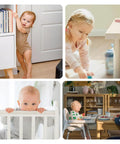 Baby Furniture Edge Protector Crib Rail Teething Guard With Plush Foam Bumpers For Toddler Safety, children in safe indoor play spaces.