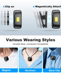 AI Noise Reduction Wireless Lavalier Mic With USB C For Android And iPhone 15 16 17 Magnetic Clip On styles display