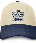 Front view of Yacht Vibe Womens Adjustable Sport Trucker Hat With Low Profile Fit Six Vent Eyelets Lightweight Comfort