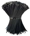 Heavy Duty 150 Pack 8 Inch Black Zip Ties With 40 Lbs Tensile Strength Self Locking Nylon Cable Ties for garage home garden use