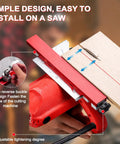 Adjustable Aluminum Circular Saw Guide Rail With 360mm Extended Track for precise straight cuts and milling on circular saw