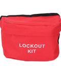 Boss Level Electrical Lockout Tagout Kit With Safety Locks Hanging Tags Key Storage Bags For Machines To Prevent Accidents Short Circuits Fires In Industry Using Abs Brass Steel Nylon Gear That Looks Sharp Is The Real Deal And Ready To Go. red lockout kit storage bag