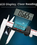 Pro Grade 12 Inch Digital Caliper With Large LCD Inch Millimeter Switch showing measurement on clear display