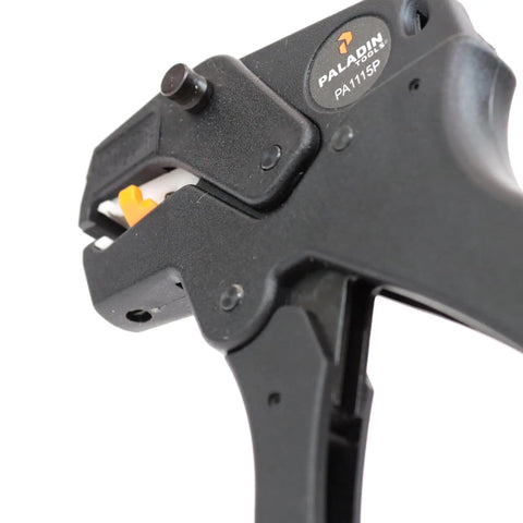 Close-up view of Mini Stripax Plus Automatic Wire Stripper And Cutter For 28 To 18 AWG PVC And Teflon Insulated Wires Pro Grade Tool