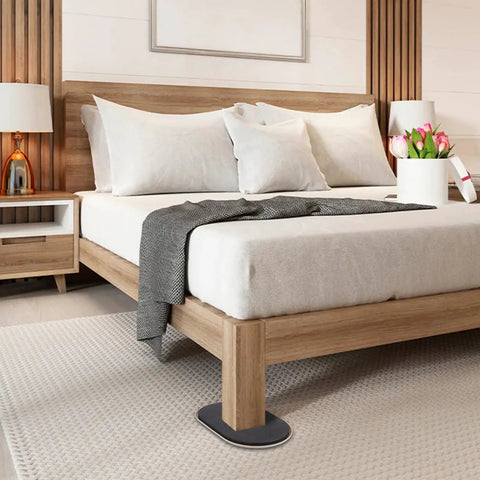 8 Pack Large Furniture Sliders For Carpet And Hardwood Floors 9.5 By 5.75 In Moving Pads under bed leg in bedroom