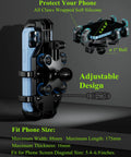 Beefy Heavy Duty Motorcycle Phone Mount with Vibration Dampener and Adjustable Design for 5.4-6.9 Inch Smartphones