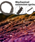 Top Tier Manganese Steel Extension Spring Coil Kit With Super Elasticity And Easy Install For Heavy Duty Heating And Induction Heater Needs That Will Hold Tight Like A Boss. mechanical extension spring coil, manganese steel, close-up
