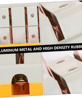 Heavy Duty Copper Double Pole Double Throw Safety Isolator Switch For Industrial Machinery 380V 100A Anti Arc Design showing copper connections.