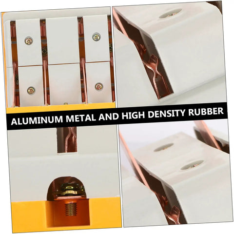 Heavy Duty Copper Double Pole Double Throw Safety Isolator Switch For Industrial Machinery 380V 100A Anti Arc Design showing copper connections.