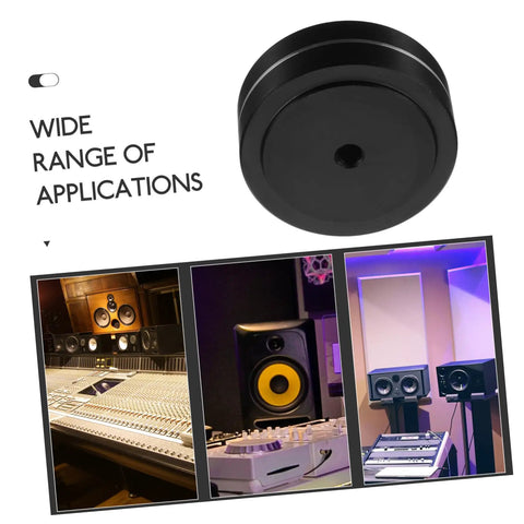 Aluminum Foot Pads For Audio Gear And Computer Cases, Anti Slip Vibration Isolation Feet in recording studio setup
