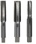 M24 x 3 Hand Tap Set in High Speed Steel, 4 Flute DWT Series Workhorse for steel, aluminum, and metal threading