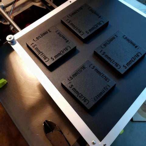 4 Piece Magnetic Hold Downs For Laser Engravers Rock Solid Magnetic Clamps With 10mm Grip Universal Fit For Omtech Glowforge Xtool Thunder Nova Atomstack Stable Workholding To Speed Up Your Projects displayed on a metal surface
