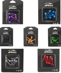 Assorted color bike stem bolt packs, including the Six Pack M5x18mm Bike Stem Bolts Set Stainless Steel With Washers For BMX MTB Road Bikes Gold Beefy.