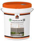 Real Deal Penetrating Concrete Sealant For Driveways And Garage Floors Top Shelf Water Based Silane Siloxane Repellent in a 5-gallon bucket.