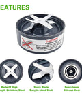 14-Piece Blender Extractor Blade And Cup Replacement Kit for 600W And 900W Series, featuring stainless steel blade and silicone gear.