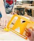 Built Damn Tough Woodworking Featherboard For Table Saw Safety And Router Tables Featuring Zero Slip Grip Design Durable High Grade Material in use on woodworking project.