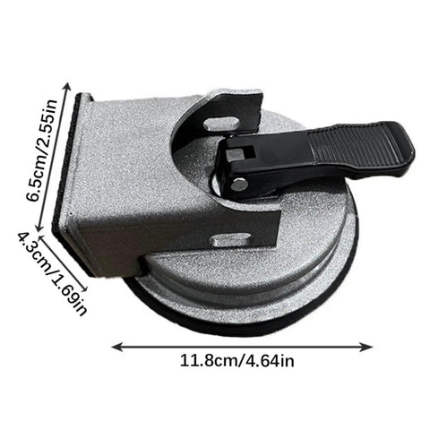 DIY Easy Grip Suction Cup Floor Repair Tool For Quick Fixes At Home Without Pros Millimeter Precision Positioning Durable ABS And Rubber Build Great For Rentals And Renovations showing size dimensions