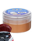 Copper Grease High Temperature Assembly Lubricant Pro Grade Heavy Duty For Industrial And Automotive Tool Repair Prevents Seizing And Galling With Long Lasting Rust Protection And Easy Disassembly tub next to open car hood.