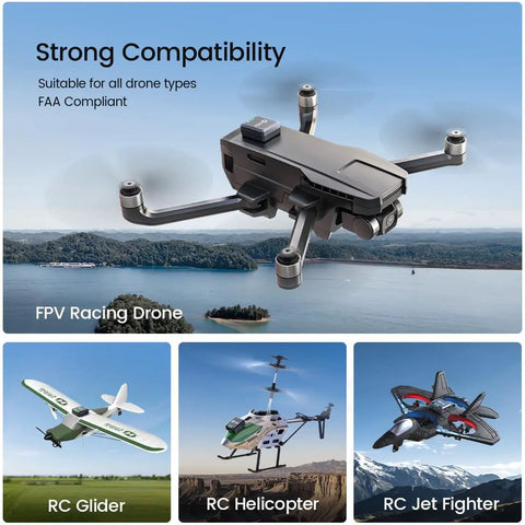FAA Compliant Remote Identification Broadcast Module For GPS Drones With 4K Camera Spare Parts Kit for drone enthusiasts and pros.