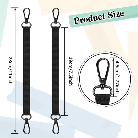 Electrical Tape Holder Belt Strap With Snap Hooks And Pouch Rotating Buckles Pro Grade Quick Access Tape Carrier 11 Inch