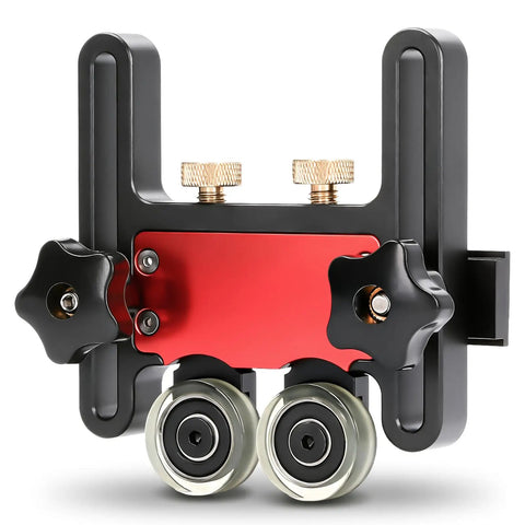 Pro Grade Bearing Roller Featherboards For Table Saw, Router Table, And Band Saw Guards with adjustable aluminum body