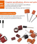 64-piece sanding bits and 42-piece aluminum oxide grinding stones set for Dremel rotary tools with 1/8 inch shanks and sanding drums