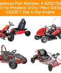 Beefy 71 Inch Throttle Cable Kit for Predator 212cc 196cc GX160 GX200 Engines on go-karts and lawn mowers.