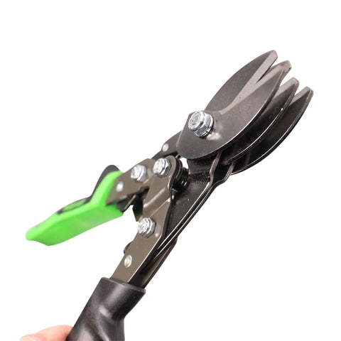 5 Blade Crimper For Sealing Round Metal Pipe With Rugged High Carbon Steel Blades and Chrome Silicon Spring close-up