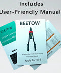 Instruction manuals included for Pro Grade Rivet Nut Tool Kit With Sixteen Inch Gun, Fifteen Mandrels, And Two Hundred Nutserts