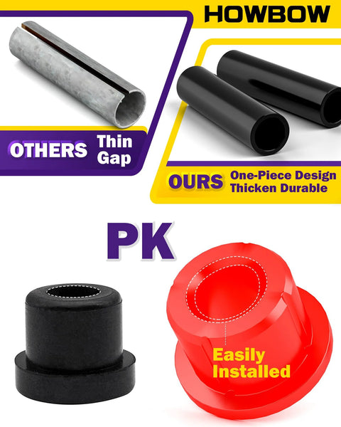 Club Car Precedent golf cart front suspension kit with polyurethane bushings and sleeves for 2004+ Precedent