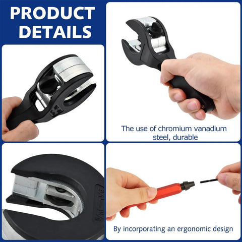 Ratcheting Tubing Cutter For Copper, PVC And Soft Metal Tubing, 360 Degree Ratchet For Tight Spaces, Heavy Duty Pipe Cutter, chrome vanadium steel