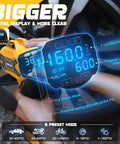 Cordless 160 PSI Tire Inflator Air Compressor With Digital Pressure Gauge Battery Powered