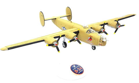 Model Kit B24J Bomber Airplane For Hobbyists And Builders Dope Detailed Snap Together Craft Project Educational Toy Display